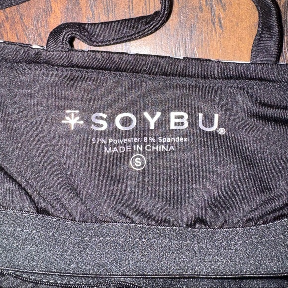 Soybu Small Black and White Floral Yoga Dress - Picture 3 of 8